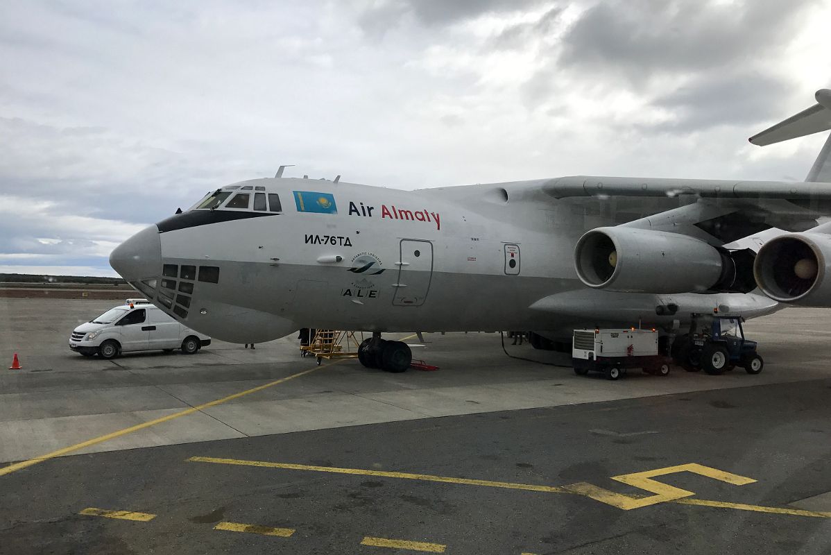 02B We Drove From The Terminal At Punta Arenas Chile To Board Our Air Almaty Ilyushin Airplane To Union Glacier In Antarctica